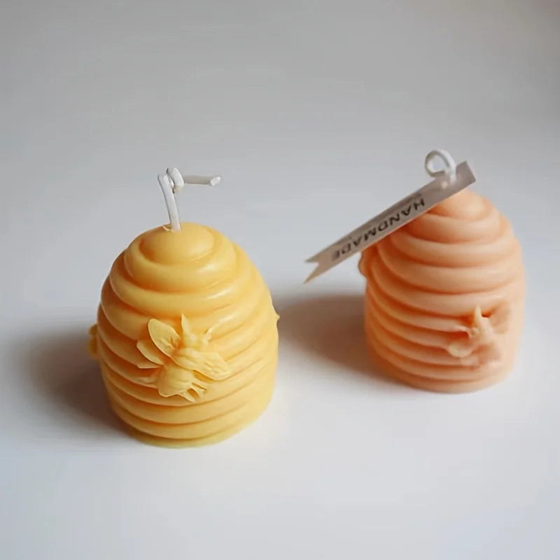 3D Bee Honeycomb Silicone Mold – Candle, Soap & Gypsum Silicone Craft Mold Babs