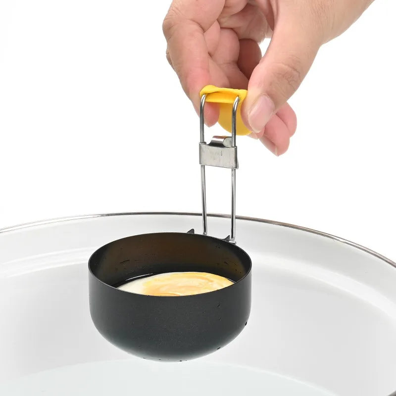 Foldable Egg Poacher Spoon – Non-Stick Stainless Steel Kitchen Tool Egg Poacher Spoon Babs