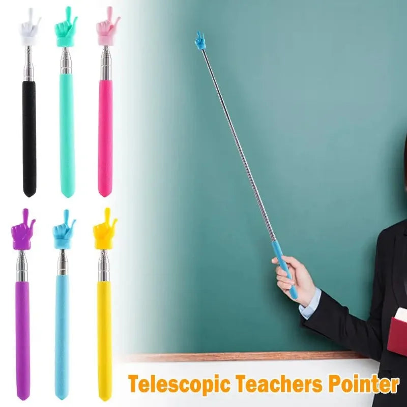Retractable Finger Teacher Pointer Stick – Stainless Steel Telescopic Pointer Stick Babs