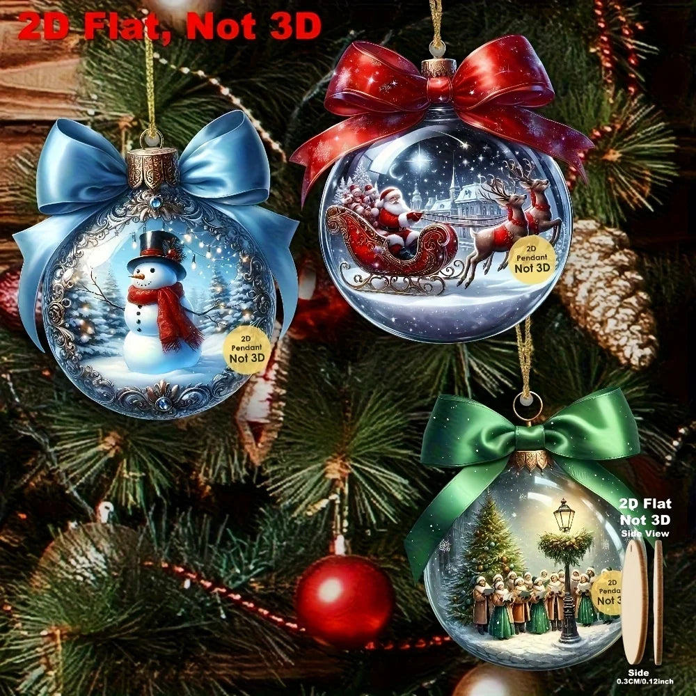 Christmas Ball Ornaments 12/24 Pcs – Festive Holiday Decor Christmas Ornament Set Babs