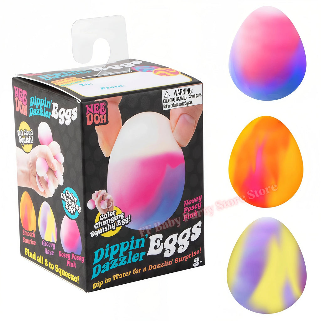 NeeDoh Golden Egg Blind Box Squishy Fidget Toy – Easter Gift Squishy Fidget Toy Babs