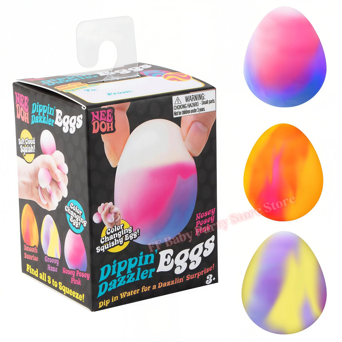 NeeDoh Golden Egg Blind Box Squishy Fidget Toy – Easter Gift Squishy Fidget Toy Babs