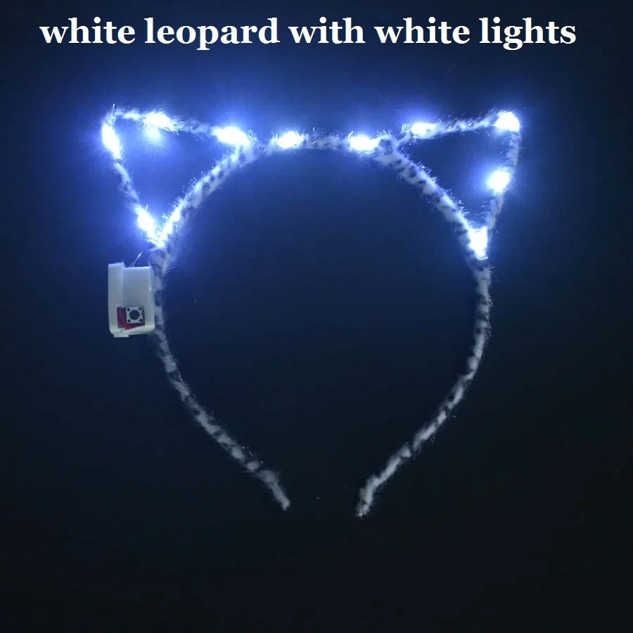 LED Flashing Cat & Fox Ears Headband – Glowing Party Hair Hoop LED Party Headband Babs 18