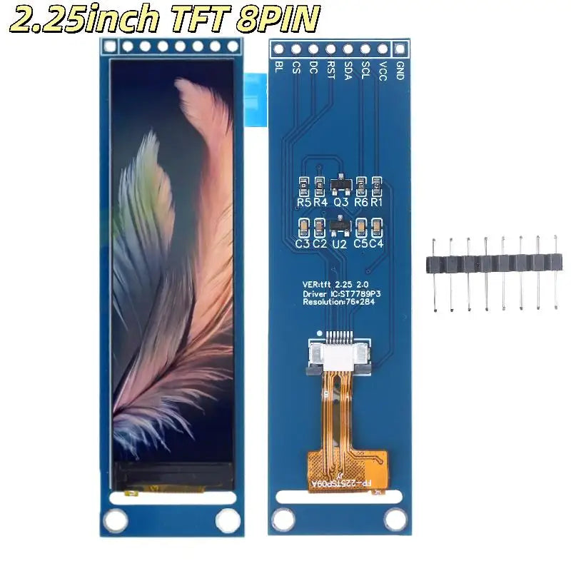 2.25" TFT LCD Module ST7789 SPI Color Screen DIY LCD Display Module Babs Default Title