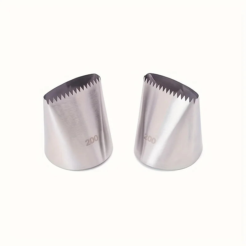 Large Metal Piping Nozzles – Cake Decorating Pastry Tips Cake Decorating Tips Babs