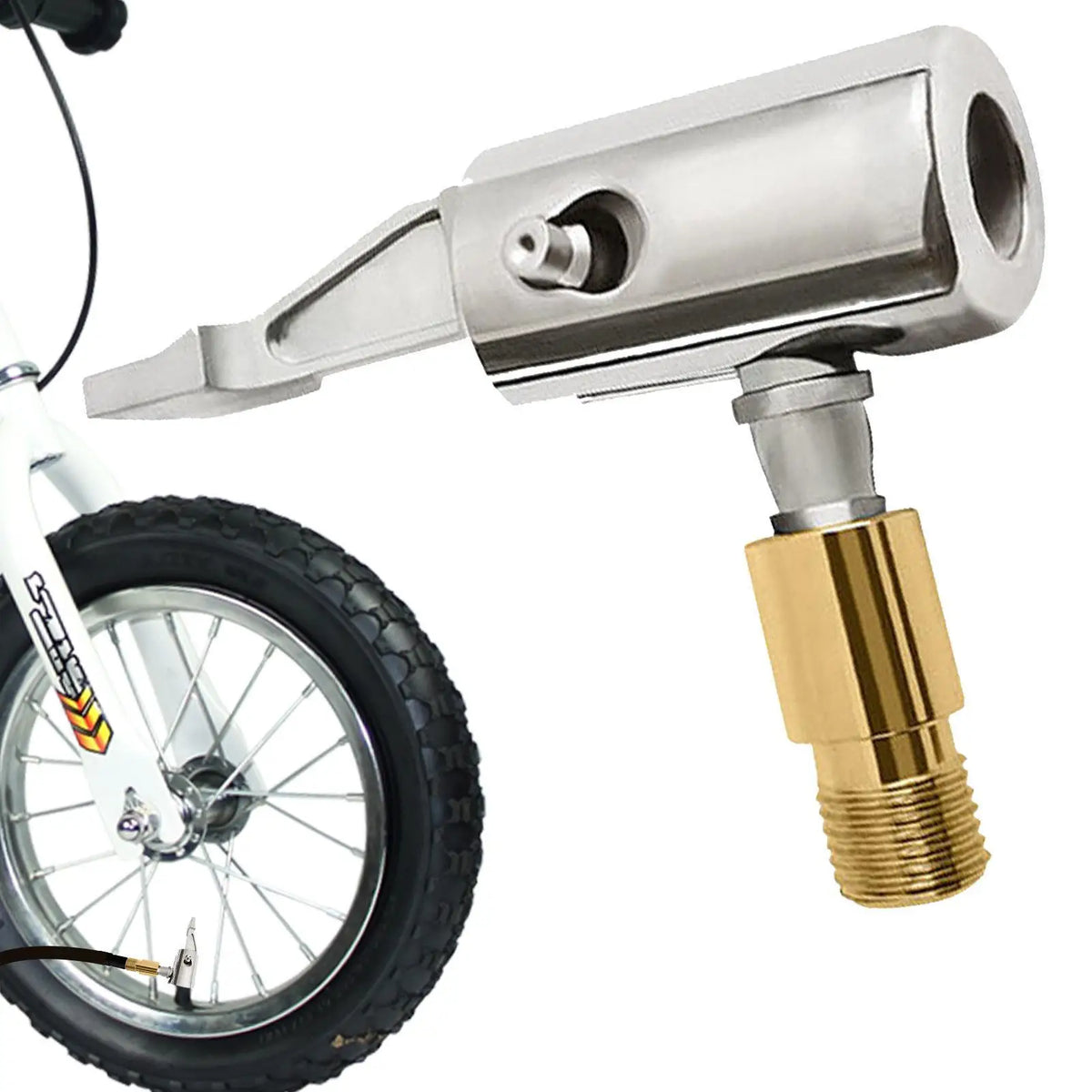 Portable Tire Air Chuck Valve Adapter – Inflator Connector Tire Inflator Adapter Babs