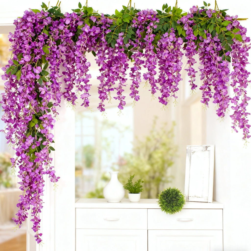 Silk Orchid Flower Garland | Wedding, Home & Garden Décor Artificial Flower Garland Babs