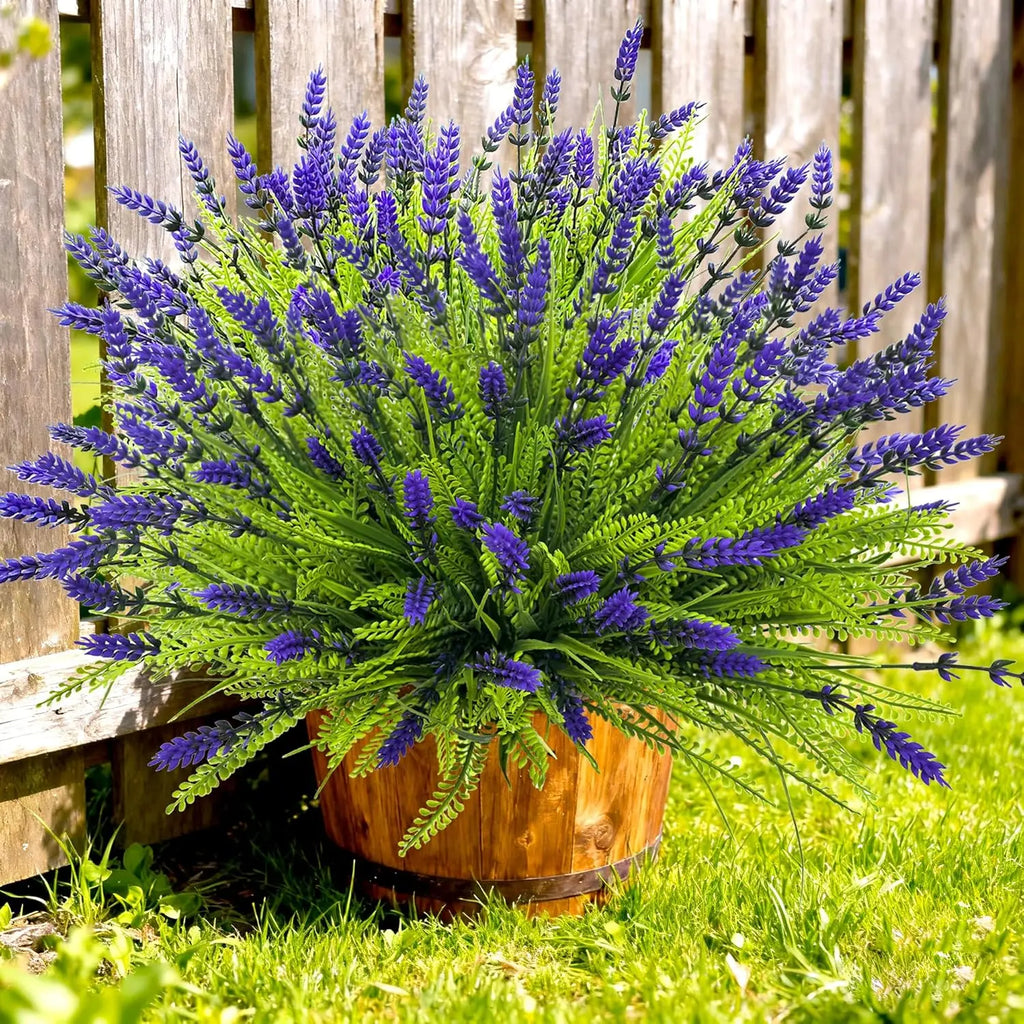 Artificial Lavender Bouquet for Wedding, Home & Party Decor Artificial Flower Stems Babs