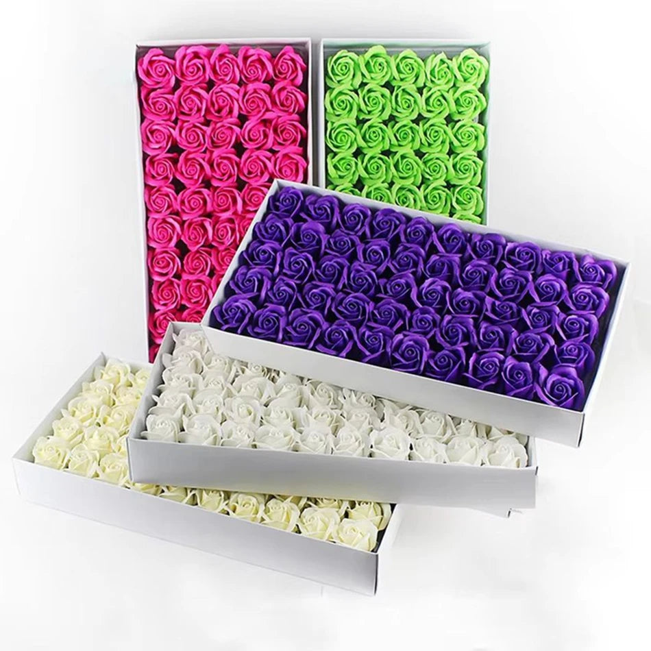 Soap Rose Artificial Flower Heads – Wedding & Home Décor Artificial Flower Heads Babs