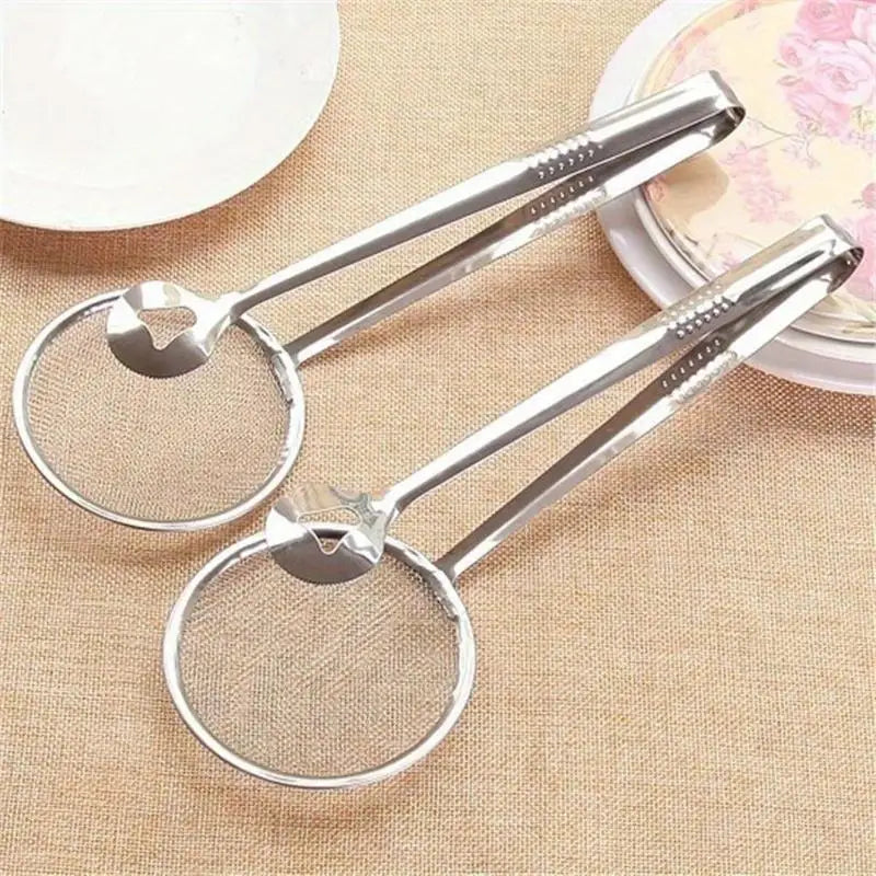 Stainless Steel Mesh Oil Strainer with Clamp | BBQ & Fry Tool Mesh Oil Strainer Babs