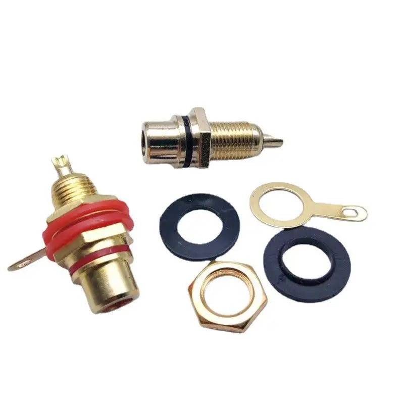 3.5mm Nickel Plated Lotus Connector Female Socket 4/10Pcs Audio Connector Babs