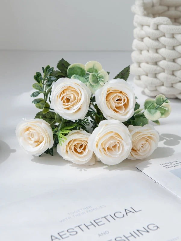 Artificial Silk Rose Bouquet – Wedding & Home Décor Artificial Flower Bouquet Babs color1 1 pc