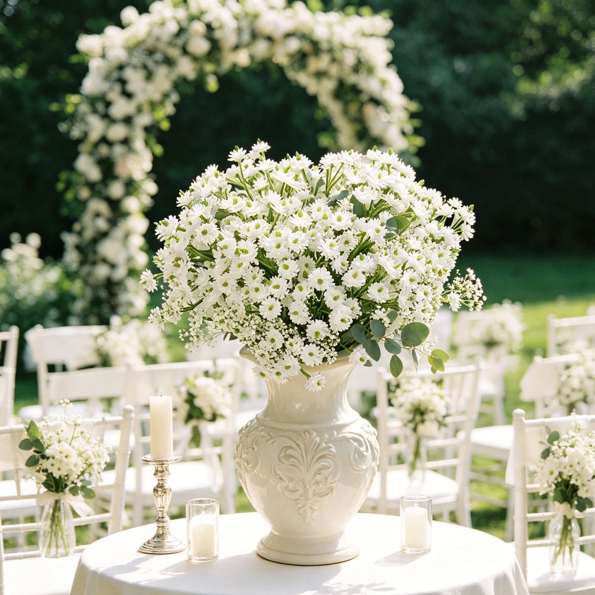 Artificial Baby's Breath Silk Flowers – Wedding & Home Decor Artificial Silk Flowers Babs