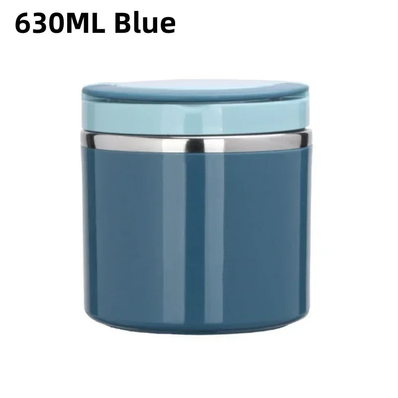 Insulated Stainless Steel Thermal Food Jar 630ml & 1000ml Thermal Food Jar Babs Blue-630ml 1 1