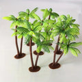 5-Pack Mini Coconut Palm Trees Fish Tank Aquarium Decor Aquarium Decoration Babs 5pcs
