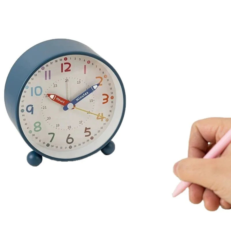 Digital Alarm Clock with Night Light & Radio – Metal Desk Clock Alarm Clock Babs