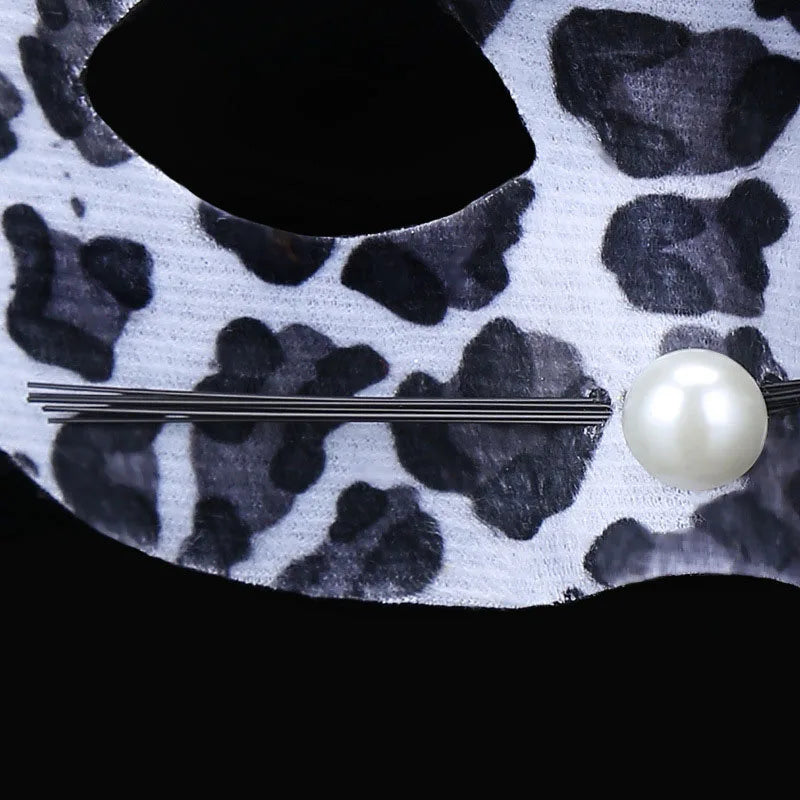 Tiger Leopard Animal Eye Mask – Halloween Cosplay Costume Costume Eye Mask Babs