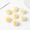 Silk Carnation Artificial Flowers for Wedding & DIY Decor 10/20Pcs Artificial Silk Flowers Babs Beige 20pcs