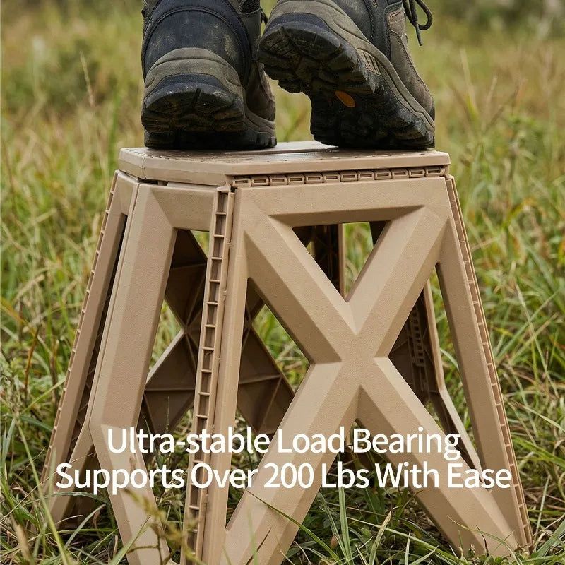 Portable Folding Stool – Heavy Duty Camping & Outdoor Seat Folding Camping Stool Babs