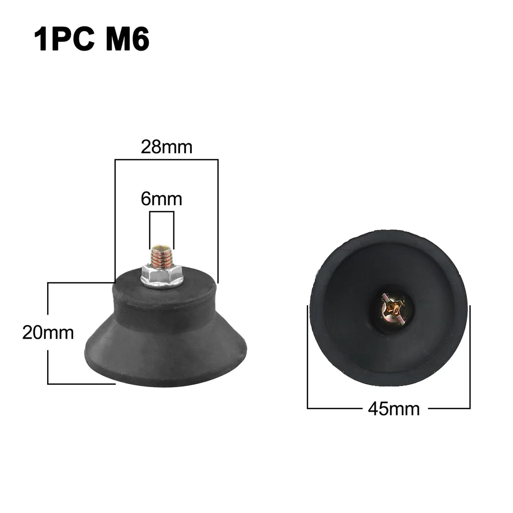 M6/M8 Rubber Foot Pad for Air Compressors – Non-Slip Compressor Foot Pad Babs