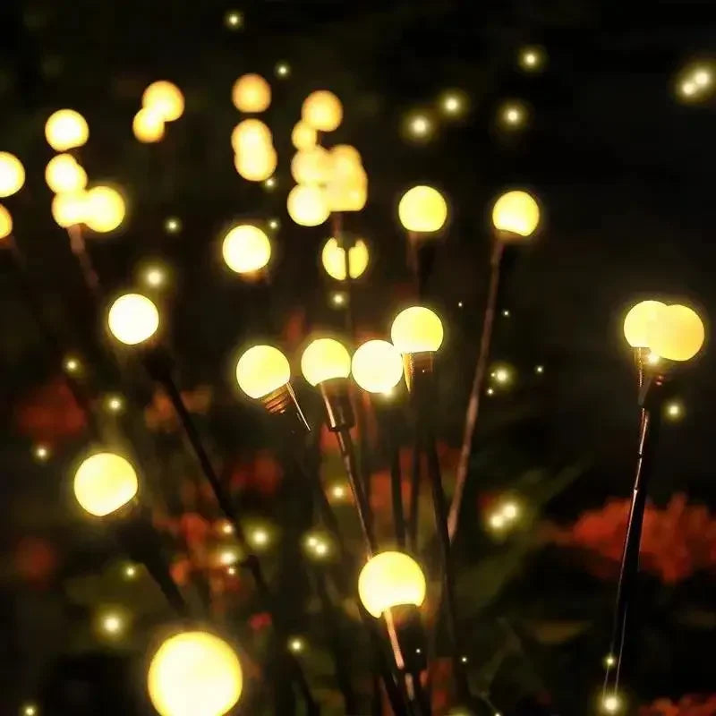 Solar Firefly Garden Lights – Swaying Starburst LED, Waterproof Solar Garden Light Babs