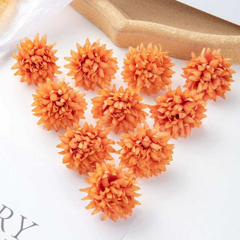 50/100 Pcs Artificial Silk Carnation Flowers – Wedding & DIY Decor Artificial Silk Flowers Babs