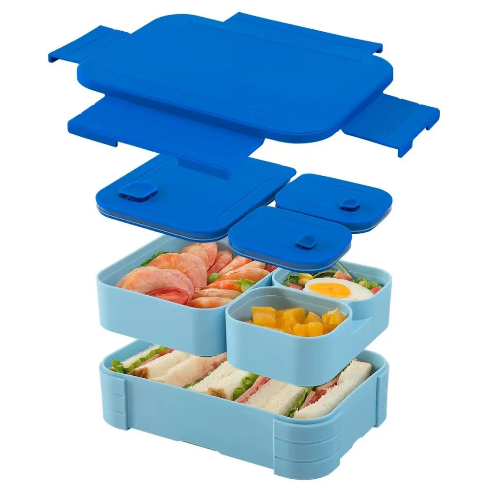 BPA-Free Leakproof Bento Lunch Box | 3-Compartment Meal Container Bento Lunch Box Babs B