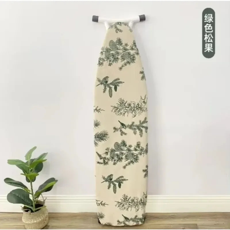 Marbling Ironing Board Cover – Heat Resistant, Easy Fit, 140x50cm Ironing Board Cover Babs Green Pinecone