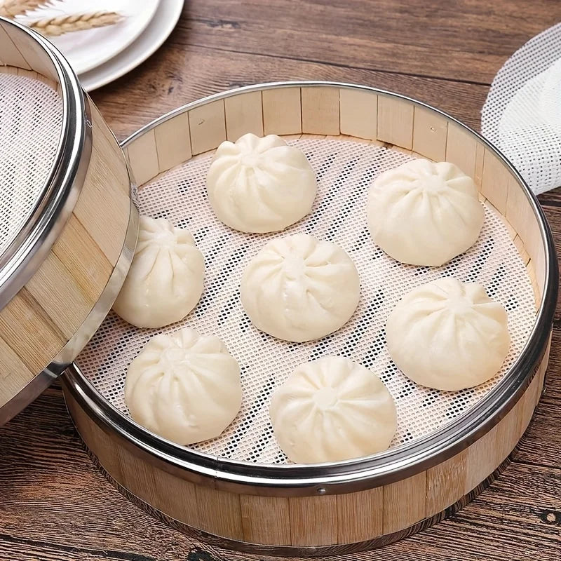 Reusable Silicone Non-Stick Steamer Pad & Mat Set for Cooking Silicone Steamer Mat Babs