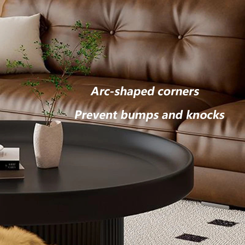 Nordic Round Coffee Table | Modern Minimalist Metal Design Round Coffee Table Babs