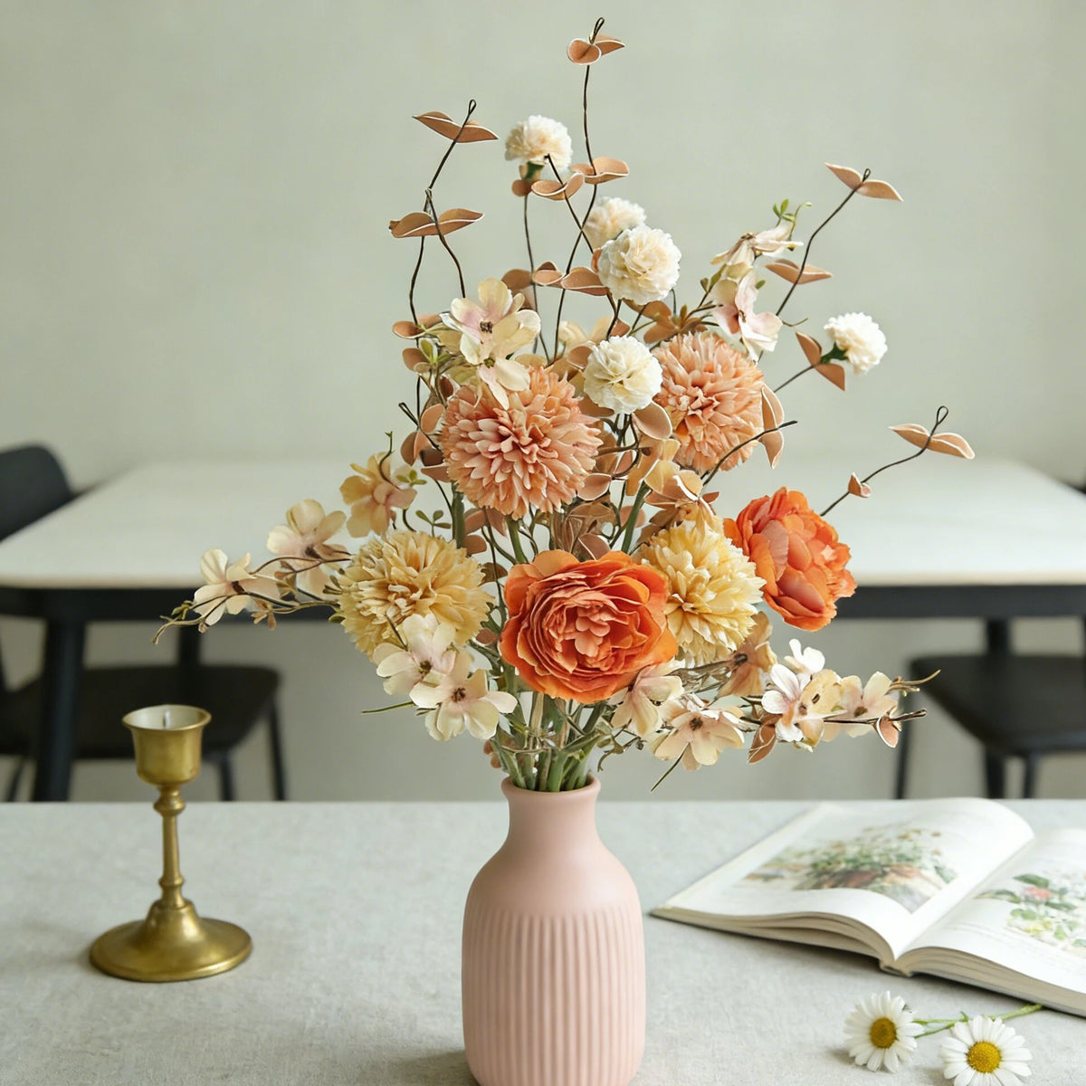 Artificial Silk Rose Bouquet – Wedding & Home Décor Gift Artificial Flower Bouquet Babs