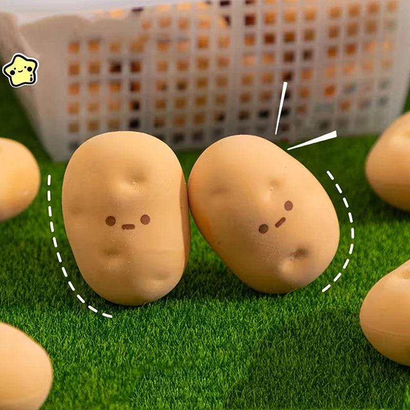 Potato-Shaped Novelty Erasers – Cute 3D Food Eraser Set Novelty Eraser Set Babs