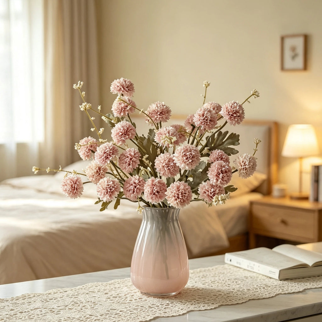 Silk Chrysanthemum Artificial Flowers – Wedding & Home Décor Artificial Silk Flowers Babs