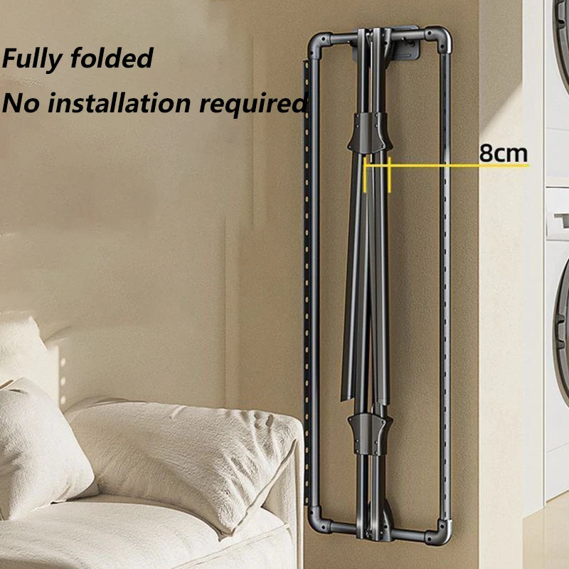 Large Folding Drying Rack – Space Aluminum Clothes Hanger Folding Drying Rack Babs