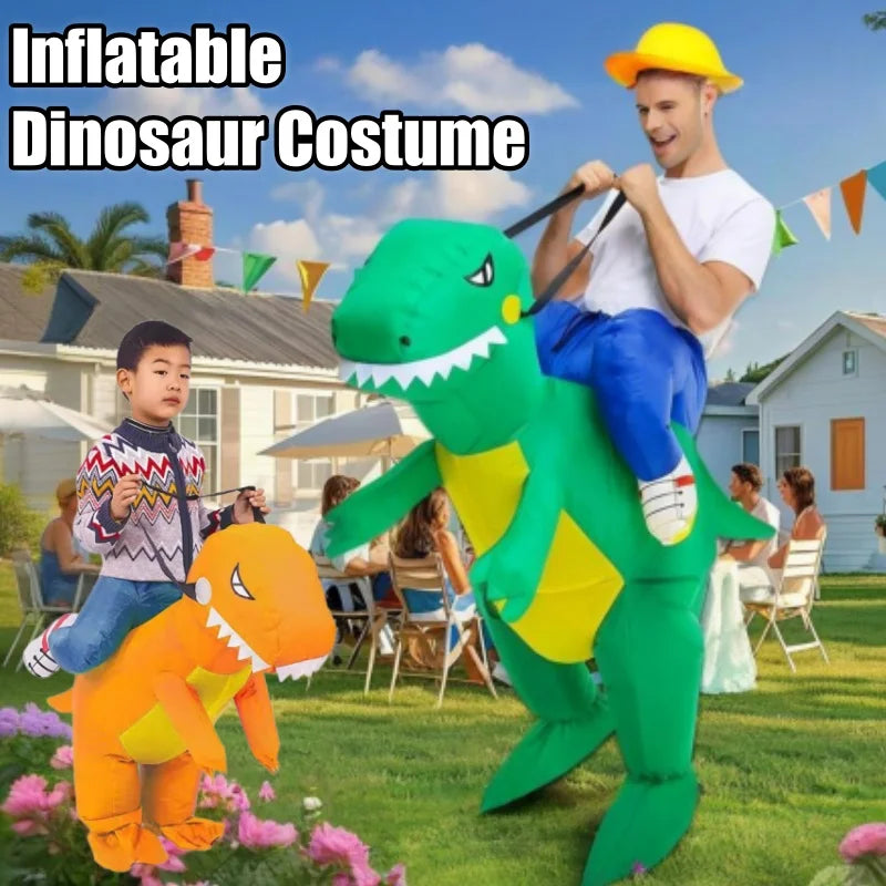 Adult Inflatable Dinosaur Costume – Funny Halloween Suit Inflatable Costume Babs