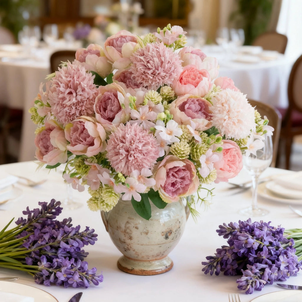 Artificial Silk Peony Bouquet – Wedding & Home Decor Artificial Flower Bouquet Babs