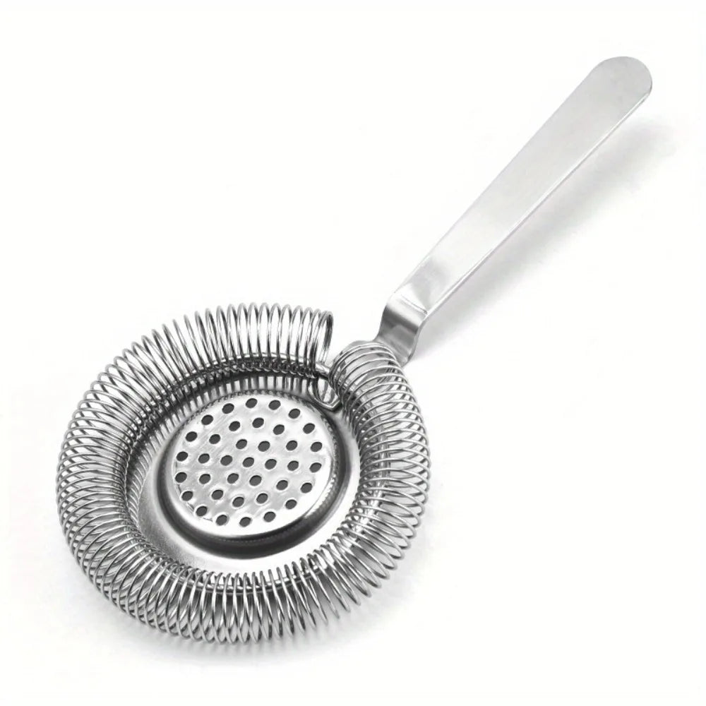 304 Stainless Steel Cocktail Strainer – Bar Tool Strainer Cocktail Bar Strainer Babs Silvery