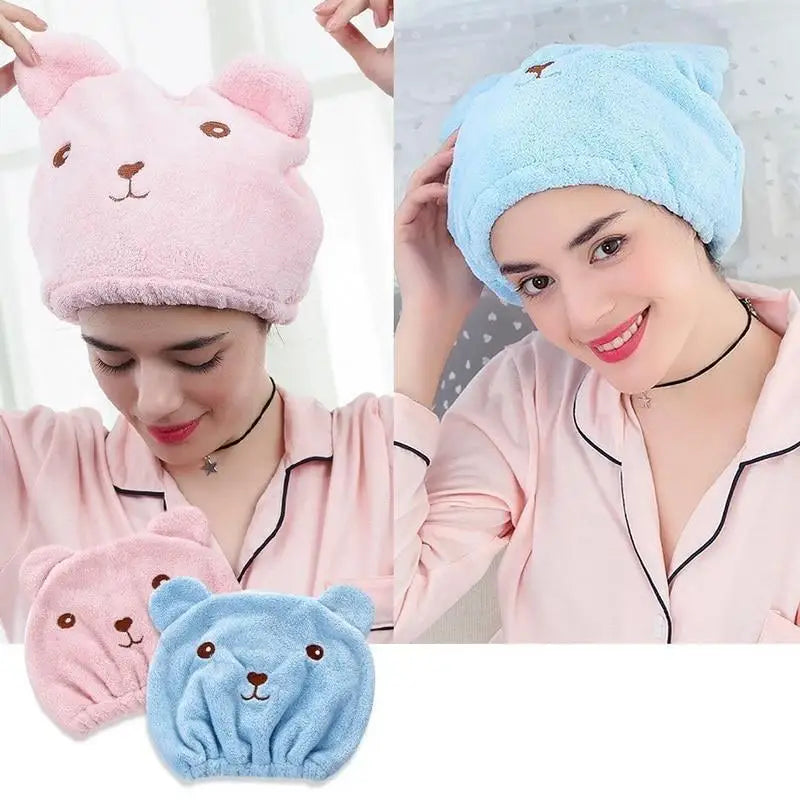 Microfiber Hair Drying Cap – Super Absorbent Quick-Dry Towel Hair Drying Cap Babs