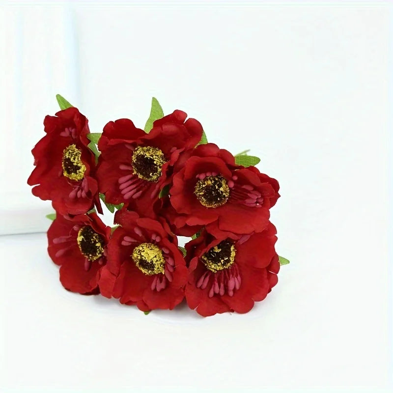 Silk Artificial Mini Flower Bouquet for Wedding & Home Décor Artificial Silk Flowers Babs
