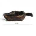 Solid Wood Decorative Fruit Bowl & Modern Organizer Tray Decorative Wood Bowl Babs Small