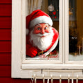 Santa Claus Double-Sided Window Sticker – Self-Adhesive Decal Window Sticker Babs Santa Claus