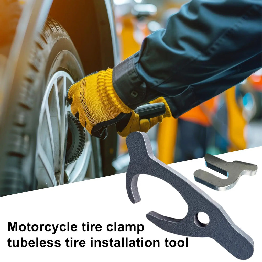 Portable Motorcycle Tire Bead Clamp Set – Cars, Trucks & Bikes Tire Changer Tool Babs