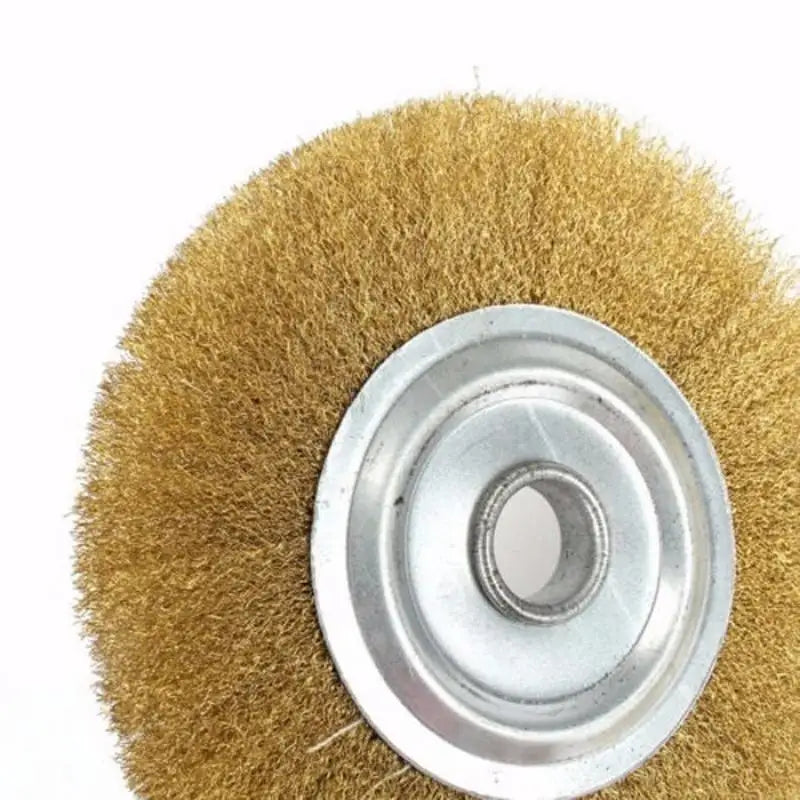 5-Inch 125mm Copper Wire Brush Wheel for Bench Grinder Wire Brush Wheel Babs