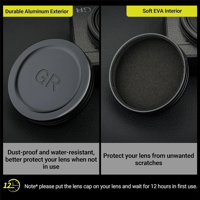 Aluminum Lens Cap for Ricoh GR III GR IIIx GR3x HDF GR II Camera Lens Cap Babs