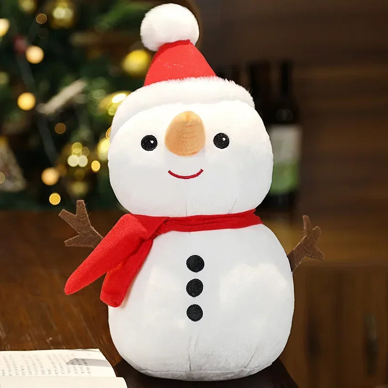 Santa Claus Plush Doll – Snowman & Reindeer Christmas Toy Christmas Plush Doll Babs