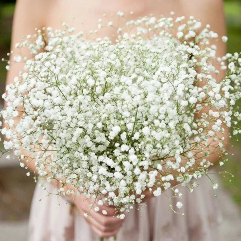 90-Head Artificial Babies Breath Gypsophila Flowers 52cm Artificial Flowers Babs