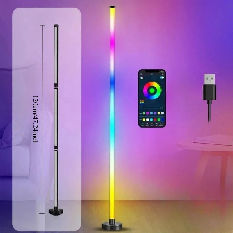 Smart RGB LED Floor Lamp | App Control & Music Sync RGB Floor Lamp Babs