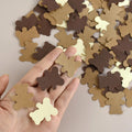 100Pcs Teddy Bear Paper Confetti – Baby Shower & Birthday Party Party Confetti Babs 100Pcs