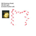 Artificial Red Berry LED Vine – Wedding & Christmas Décor Artificial LED Vine Babs Red