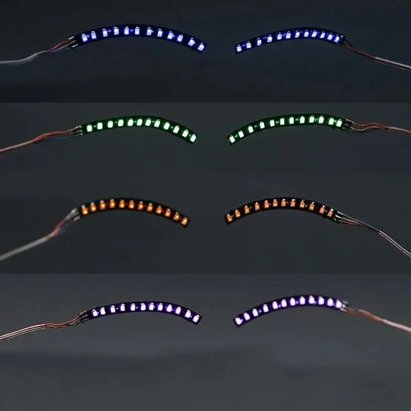 LED Light-Up False Eyelashes – Party, Club & Halloween LED False Eyelashes Babs